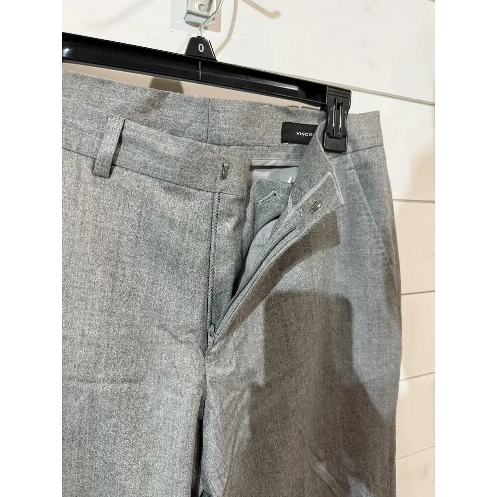 Vince Men's Gray Wool & Silk Light Flannel Slim Fit Suit Pants 30R RTL: $298.00